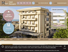 Tablet Screenshot of hotelmetropole.it